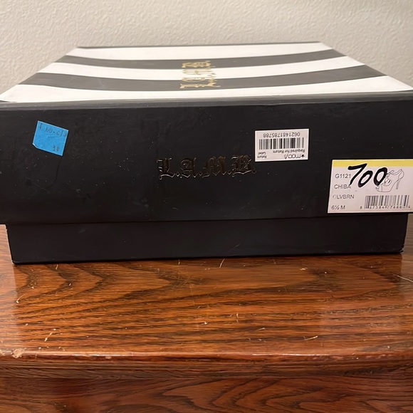 L.A.M.B. Oxford Lace Up Open Toe Heels - Picture 12 of 14